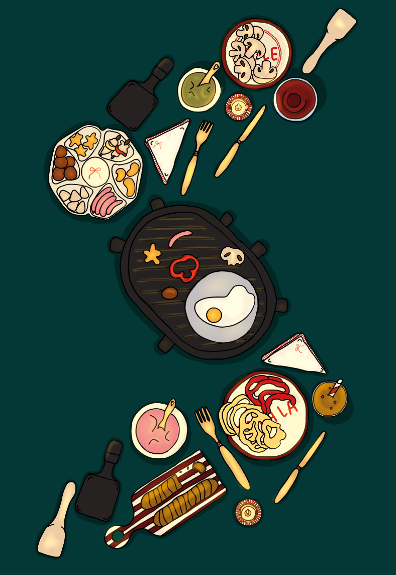 Kerstkaarten set – Vier vrolijke momenten